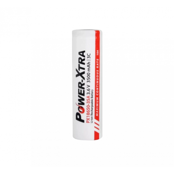 Power-Xtra PX18650 35A 3500 Mah 3.7V Li-ion Şarjlı Pil 3C 10A