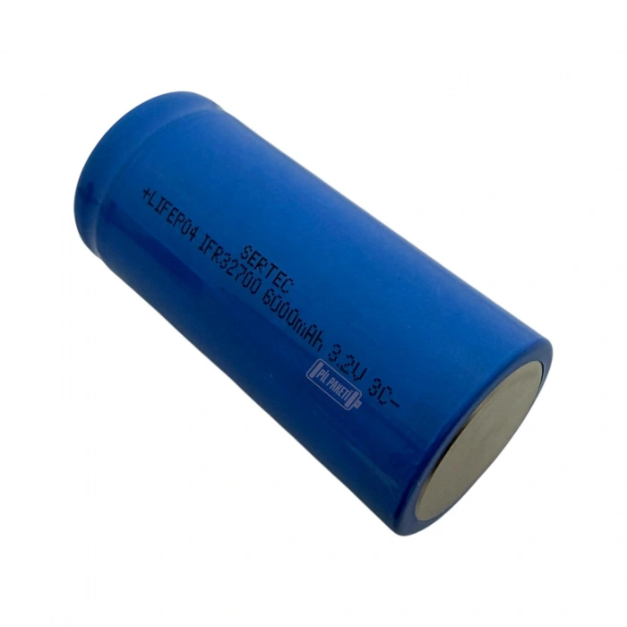 Sertec - 32700 3.2 Volt 6000 mAh Lifepo4 Pil