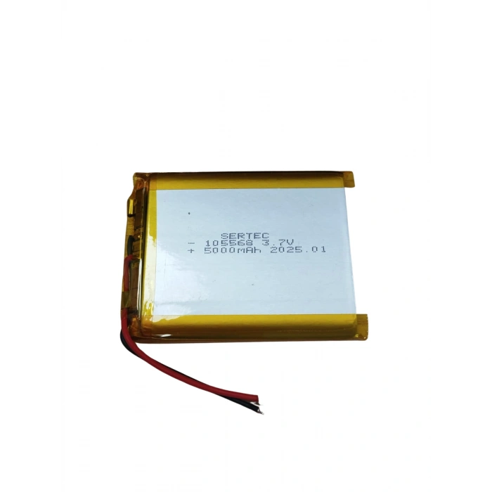 Sertec - Polimer Pil - 105568- 3.7 volt 3000 mAh - Devreli
