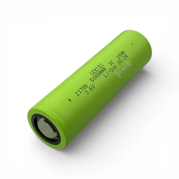 Sertec - Şarjlı Pil - Lityum İyon - 3.7v 5000 mAh - 21700 Boy - 15a - Başsız
