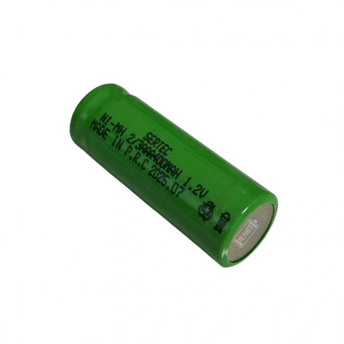 Sertec - Şarjlı Pil - NiMH - 1.2 Volt 400 mAh - 2/3AAA Boy - Başsız