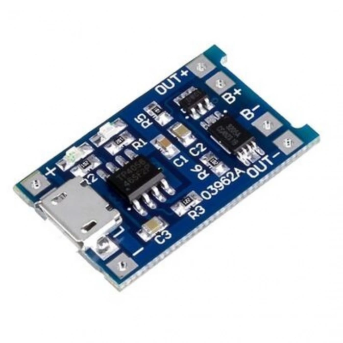 TP4056 Micro USB Lityum Pil Şarj Devresi Koruma Fonksiyonlu