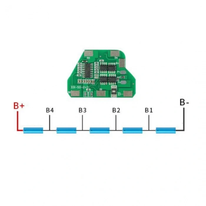 Xr - Lityum İyon Bms - 5s 10a - Balanslı