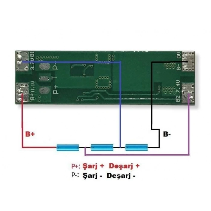 Xr - Lityum İyon Bms - 3s 20a - Balanssız