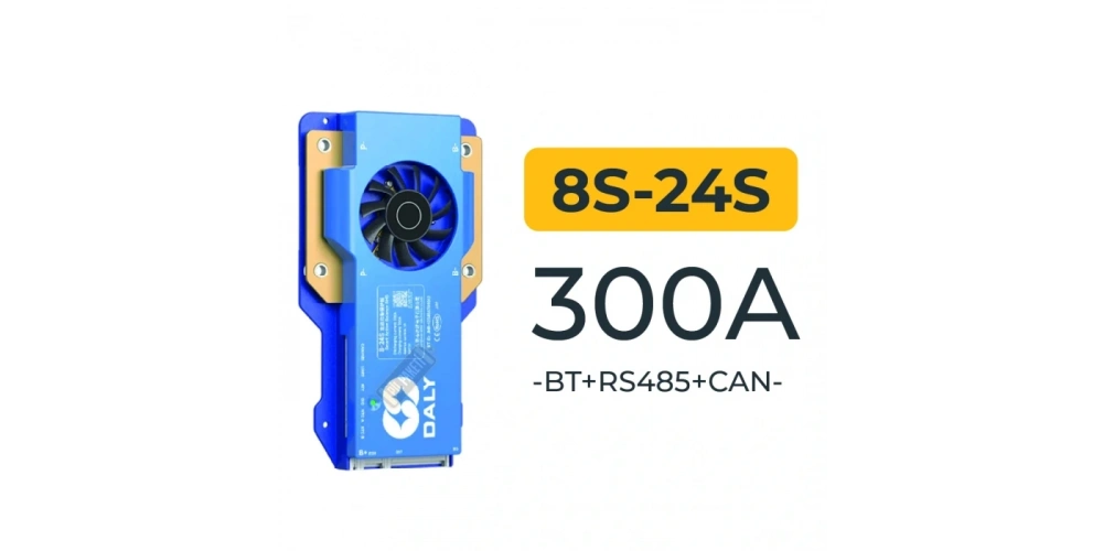 Daly Smart BMS 8S-24S 250A Bluetooth CAN RS485 ile Profesyonel Batarya Yönetimi