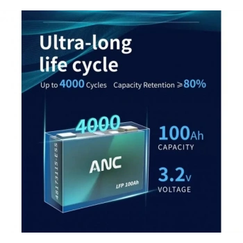 Anc 3.2 Volt 100 Amper Lifepo4 Prizmatik Hücre
