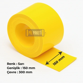 Batarya Yalıtım Makaronu - 150 mm - Sarı