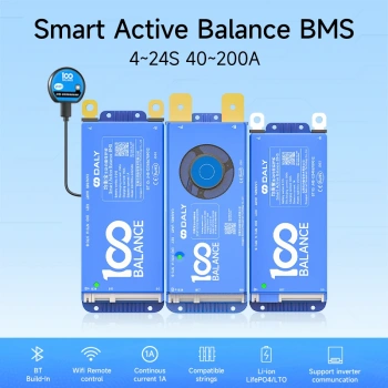 100 Balance Bms - 8s-17s 40a - BT - CAN - RS485
