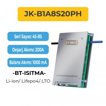 JK Smart Bms - 4s-8s 200a - 1a - JK-B1A8S20PH