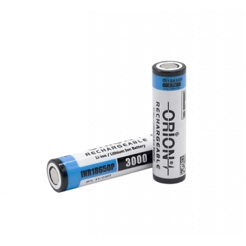 Orion - Şarjlı Pil - Lityum İyon - 3.7v 3000mAh - 18650 Boy - 10c - Başsız