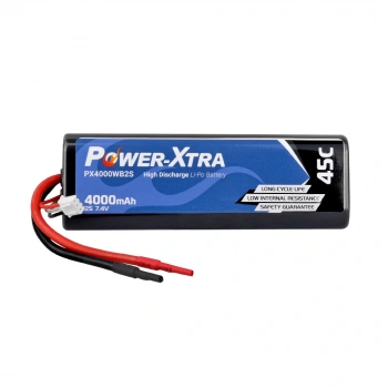Power-Xtra - 2s Lipo Pil Batarya - 7.4 Volt 4000 mAh - 40C