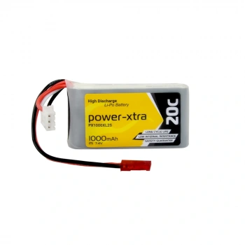 Power-Xtra PX1000XL2S - 2S1P - 7.4V 1000 mAh Li-Polymer Pil - 20C