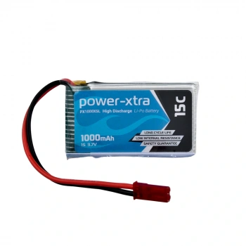 Power-Xtra PX1000XSL - 1S1P - 3.7V 1000 mAh Li-Polymer Pil - 15C