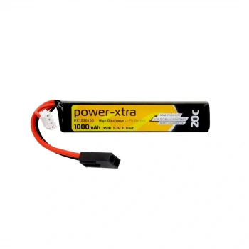 Power-Xtra PX1520100 -3S1P- 11.1V 1000 mAh Li-Polymer Pil -20C
