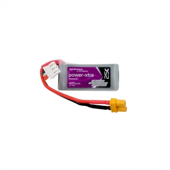 Power-Xtra PX420XL2S - 2S1P - 7.4V 420 mAh Li-Polymer Pil - 25C