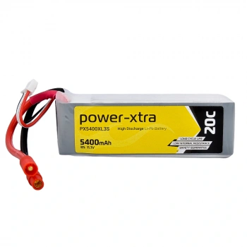 Power-Xtra PX5400XL3S - 3S2P - 11.1V 5400 mAh Li-Polymer Pil -20C