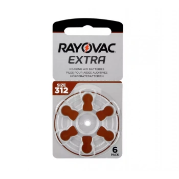 Rayovac Extra Advanced 312 | PR41 Numara İşitme Cihazı Pili 6lı