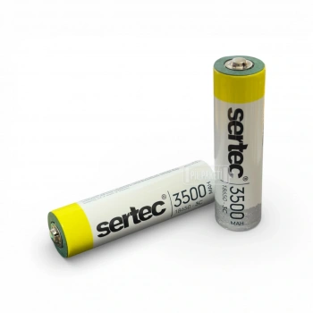 Sertec Başlı Pil - 3.7 Volt 3500 mah - Başlı - Devresiz