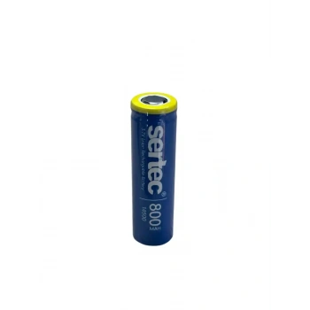 Sertec - Şarjlı Pil - Lityum İyon - 3.7v 800mAh - 14500 Boy - Başsız