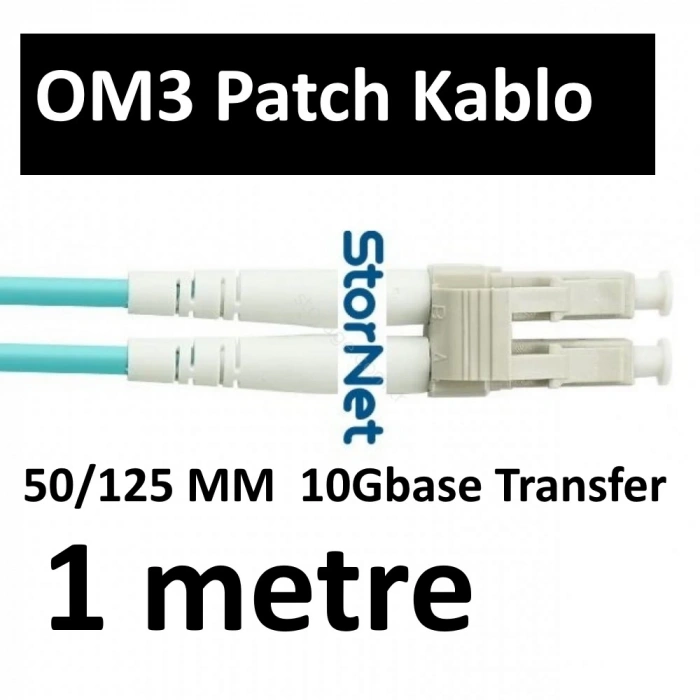 1 Metre OM3 MM Fiber Patch Kablo