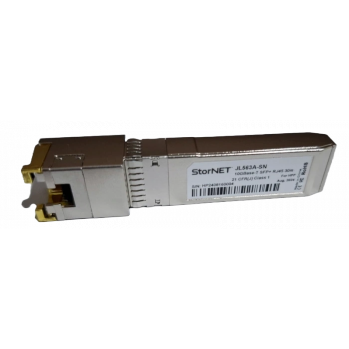10G RJ45 SFP+ Transceiver ARUBA JL563A-SN uyumlu