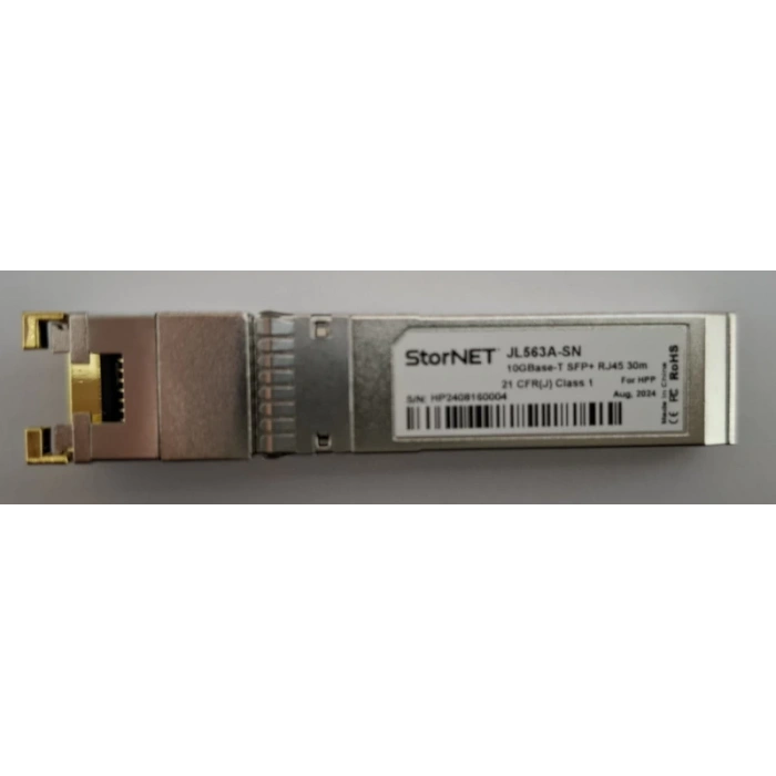 10G RJ45 SFP+ Transceiver ARUBA JL563A-SN uyumlu