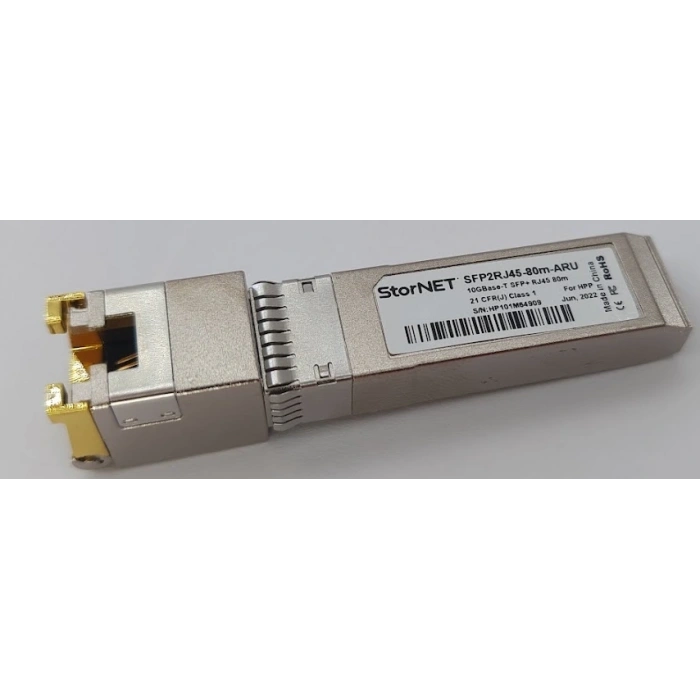 SFP2RJ45-80m-ARU 10GBase-T RJ-45, 80-m, for Aruba, StorNET