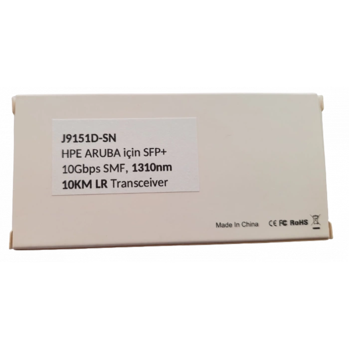 ARUBA Uyumlu SFP+ 10Gbps SM, 1310nm 10KM LR Transceiver - StorNET