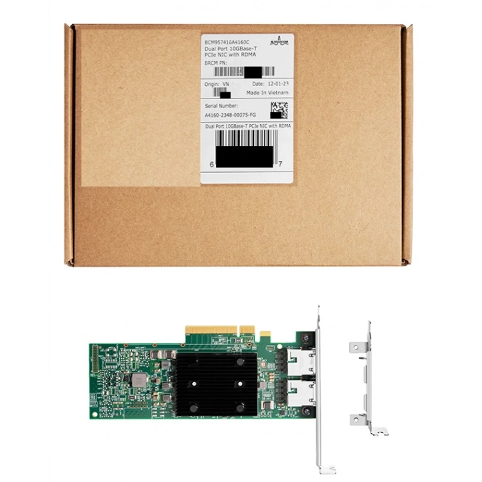 Broadcom BCM957416A4160C Ethernet Kartı 10GbE Dual Port RJ45