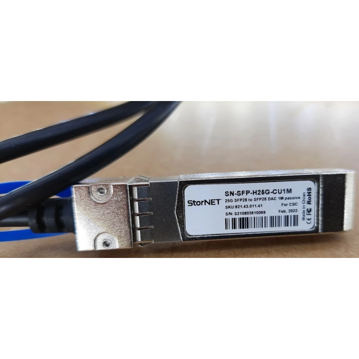 1 Metre DAC Kablo 25GBase SFP28 ( Cisco MSA uyumlu )