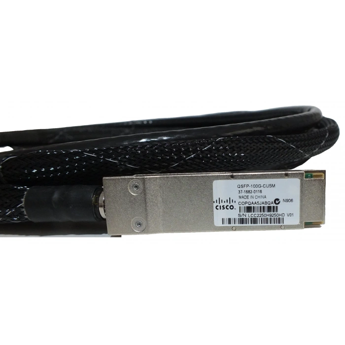 DAC Kablo Cisco 100GbE QSFP28 5 Metre QSFP-100G-CU5M