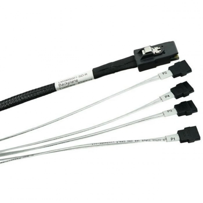 SAS SFF-8087 to 4 SATA Disk kablosu