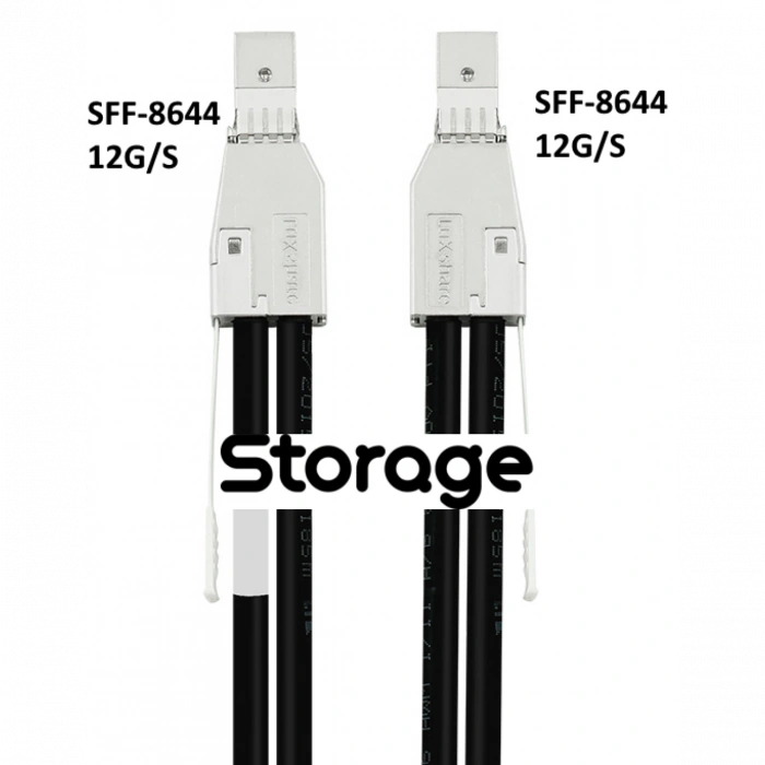 SFF8644-SFF8644 SAS Mini HD Kablo 3 Metre