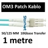 1 Metre OM3 MM Fiber Patch Kablo