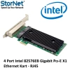 4 Port Intel 82576EB Gigabit Pcı-E X1 Ethernet Kart StorNET