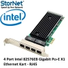 4 Port Intel 82576EB Gigabit Pcı-E X1 Ethernet Kart StorNET