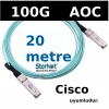 Cisco QSFP-100G-AOC uyumlu 100G QSFP28 Kablo