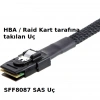 SAS SFF-8087 to 4 SATA Disk kablosu