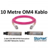 SFP28 Transceiver OM4 Fiber Patch Kablo Kit 10 Metre
