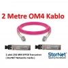 SFP28 Transceiver OM4 Fiber Patch Kablo Kit 2 Metre