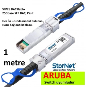 1 Metre DAC Kablo 25GBase SFP28 ( ARUBA Switch)