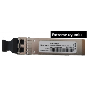 10501 EXTREME uyumlu 25GBASE-SR SFP28 LC MMF Transceiver
