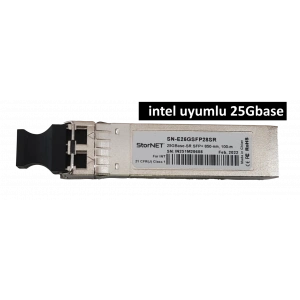 INTEL uyumlu 25GBASE-SR SFP28 850nm 100m DOM LC MMF Optical Transceiver Modül