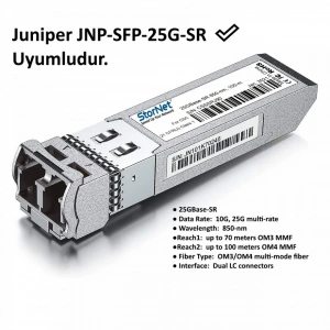 Juniper uyumlu 25Gbs SFP28 SR Transceiver 850nm 100metre