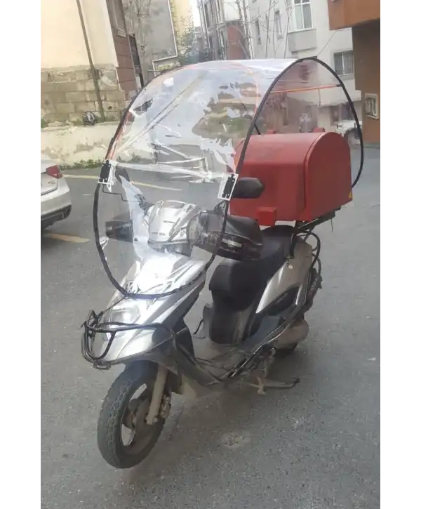 (Ön Sipariş) Şeffaf Mototente