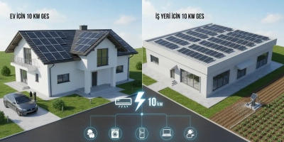 10 kW Güneş Enerji Sistemi Kime Yeter? (Ev & İş Yeri Gerçek Senaryolar)