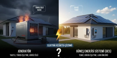 Güneş Enerji Sistemi mi Jeneratör mü? Hangisi Daha Mantıklı?