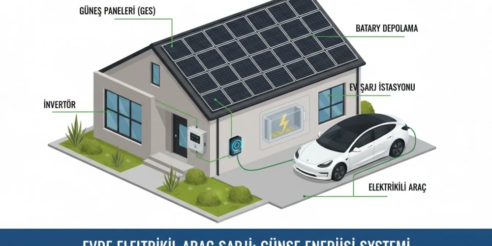 Elektrikli Araç Şarjı İçin Güneş Enerjisi Mantıklı mı?