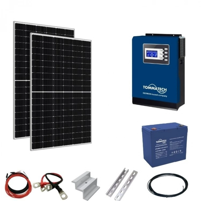 1KW Tommatech Karavan Lityum Solar Paket