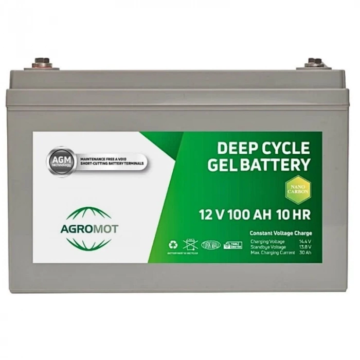 Agromot 12v 100 Ah Jel Akü